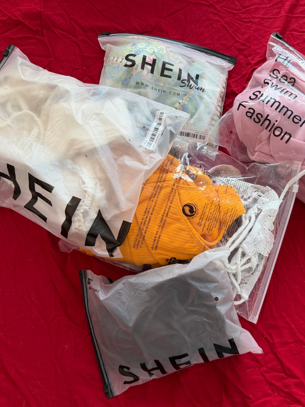 6 Bathing Suit Bundle - SHEIN - Sizes in description